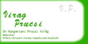 virag prucsi business card